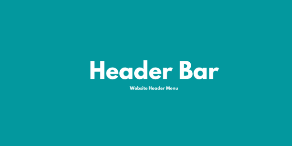 Header Bar (Nav)