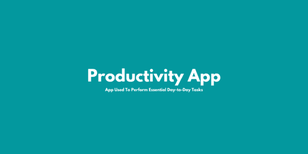 Productivity App